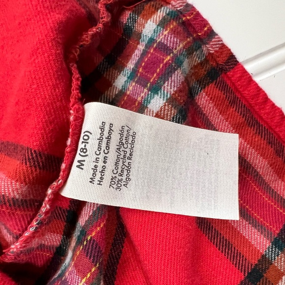 Stranger Things Women's M 8-10 Red Plaid Crop WSQK Shirt - Picture 12 of 12